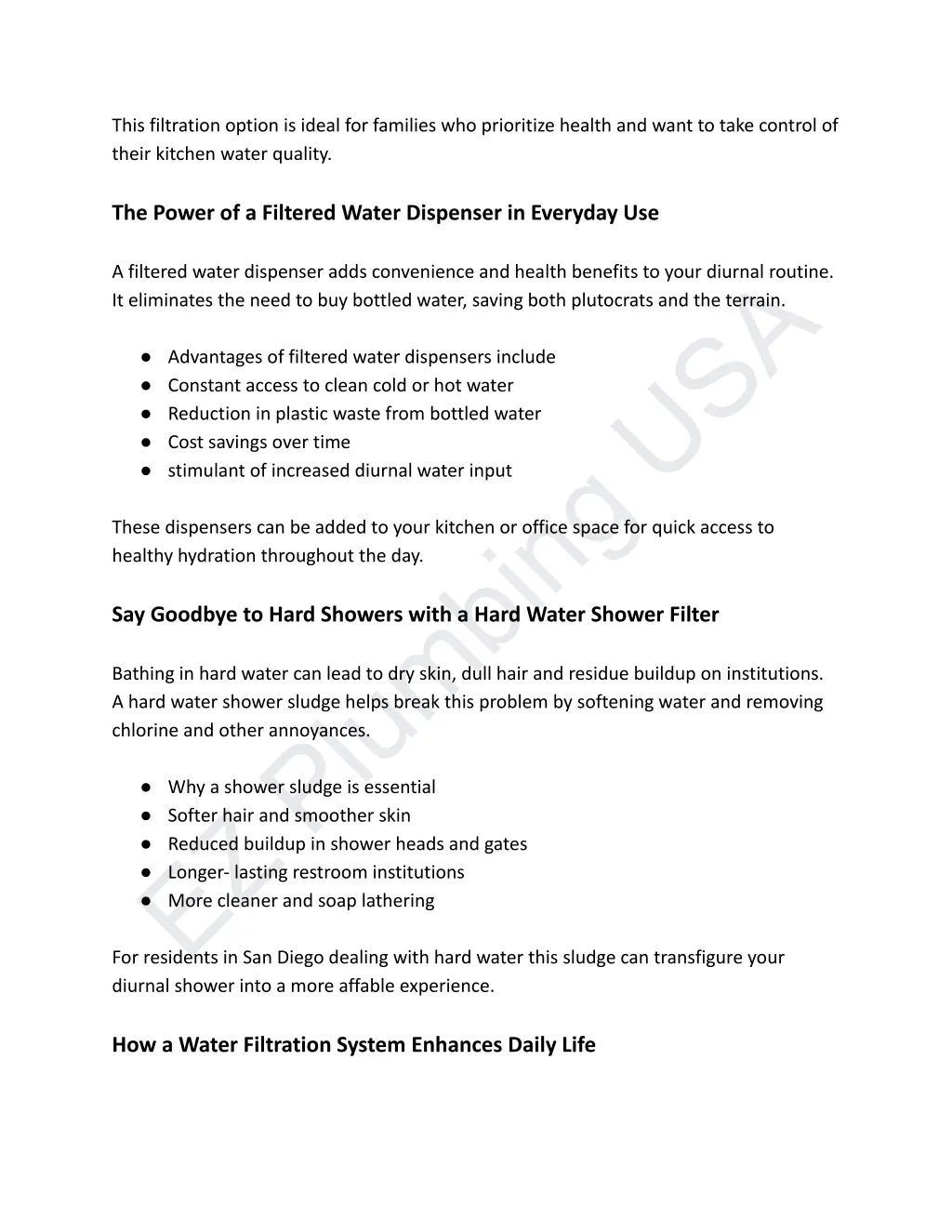 this filtration option is ideal for families
