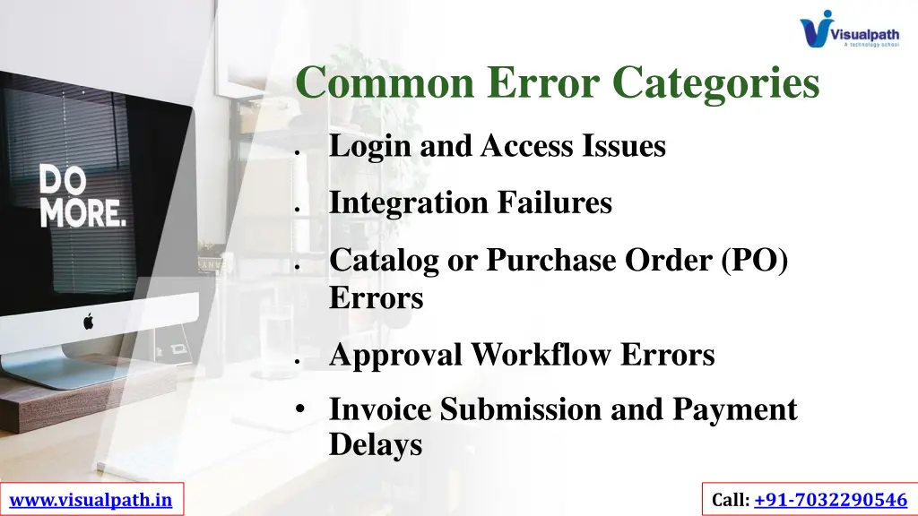 common error categories