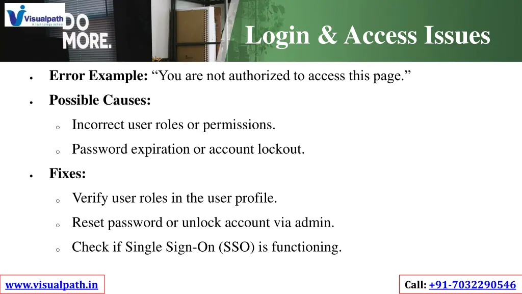 login access issues