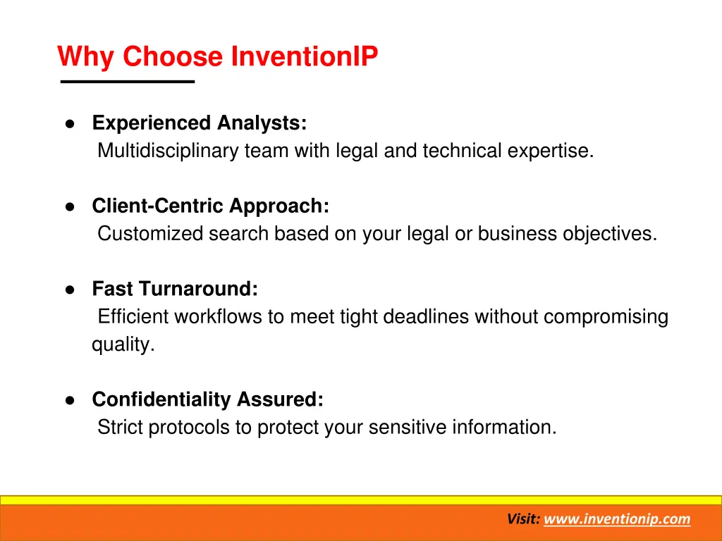 why choose inventionip