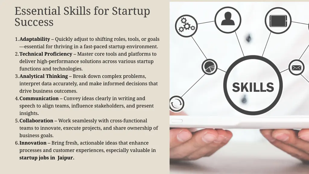 essential skills for startup success