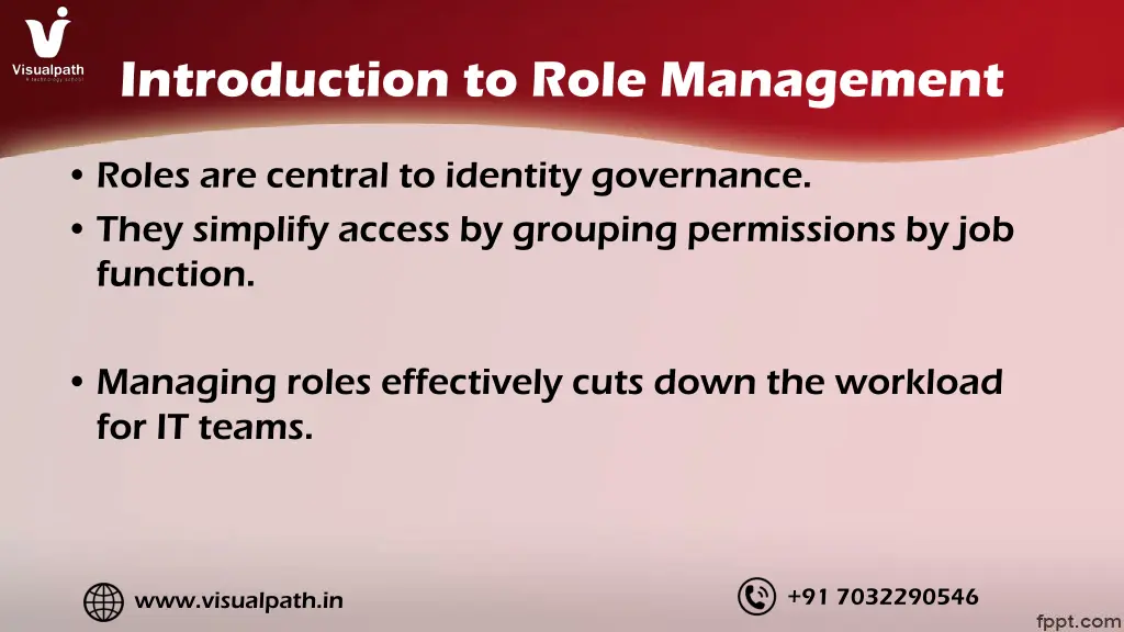 introduction to role management