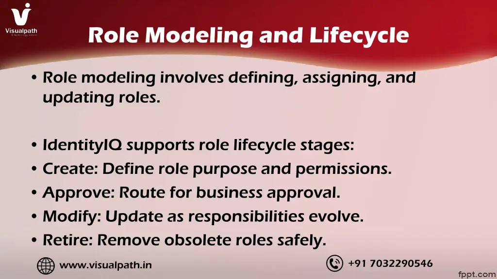 role modeling and lifecycle