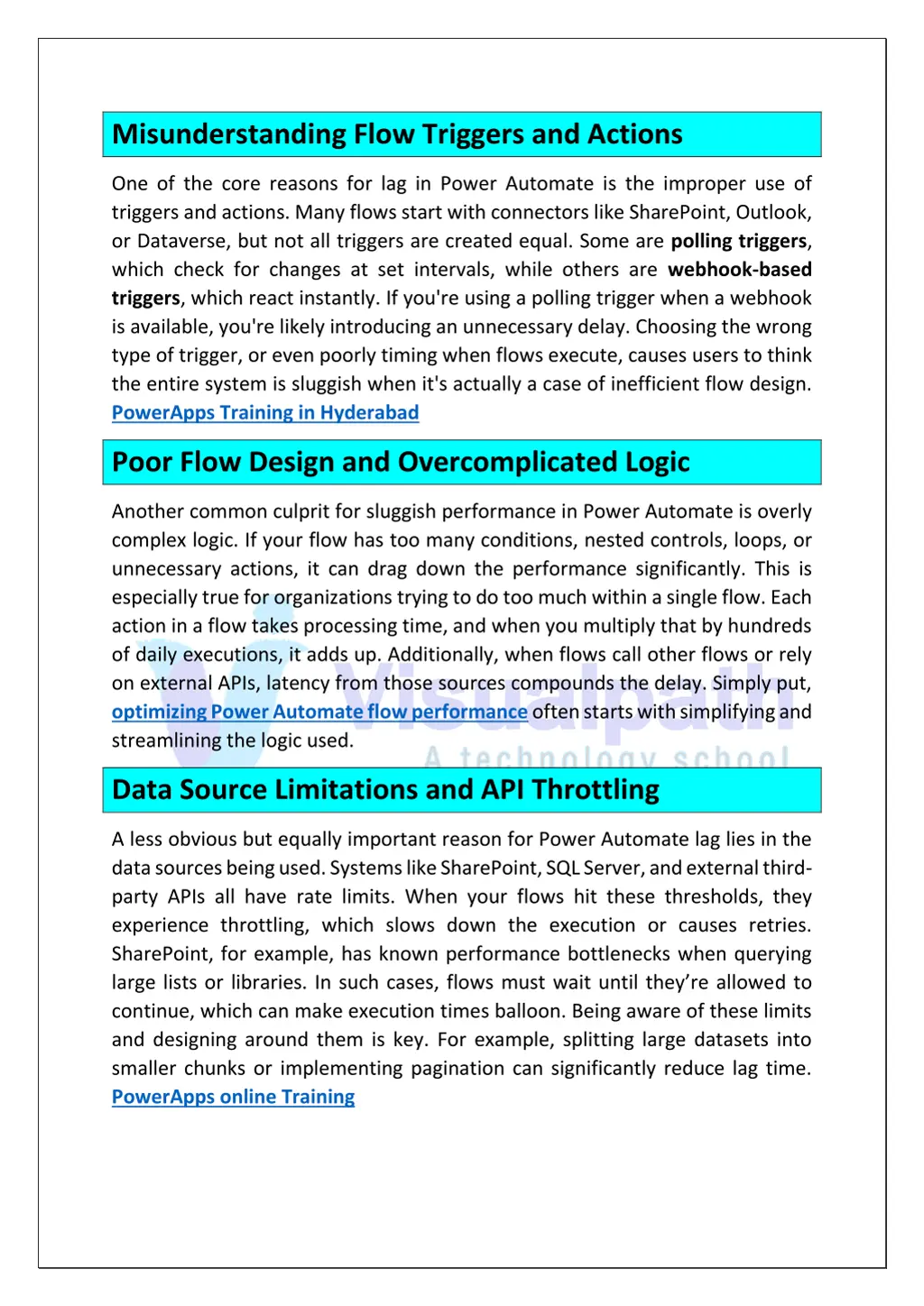 misunderstanding flow triggers and actions