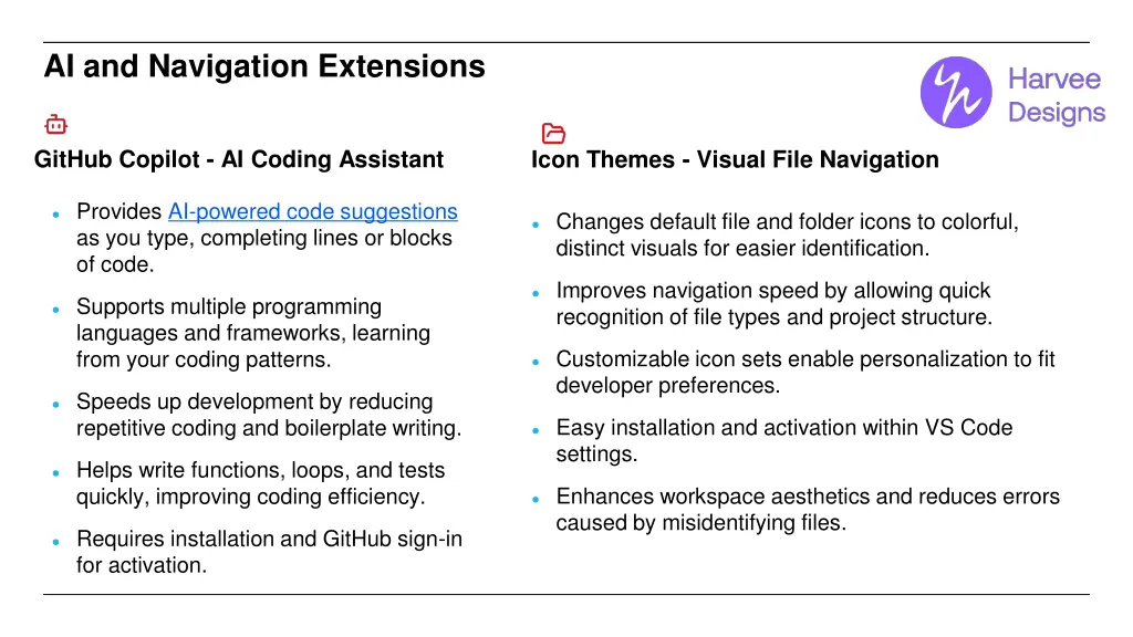 ai and navigation extensions