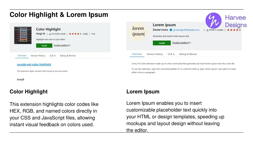color highlight lorem ipsum