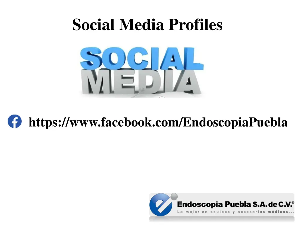 social media profiles