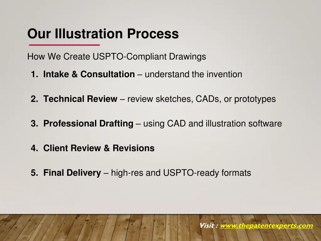 our illustration process