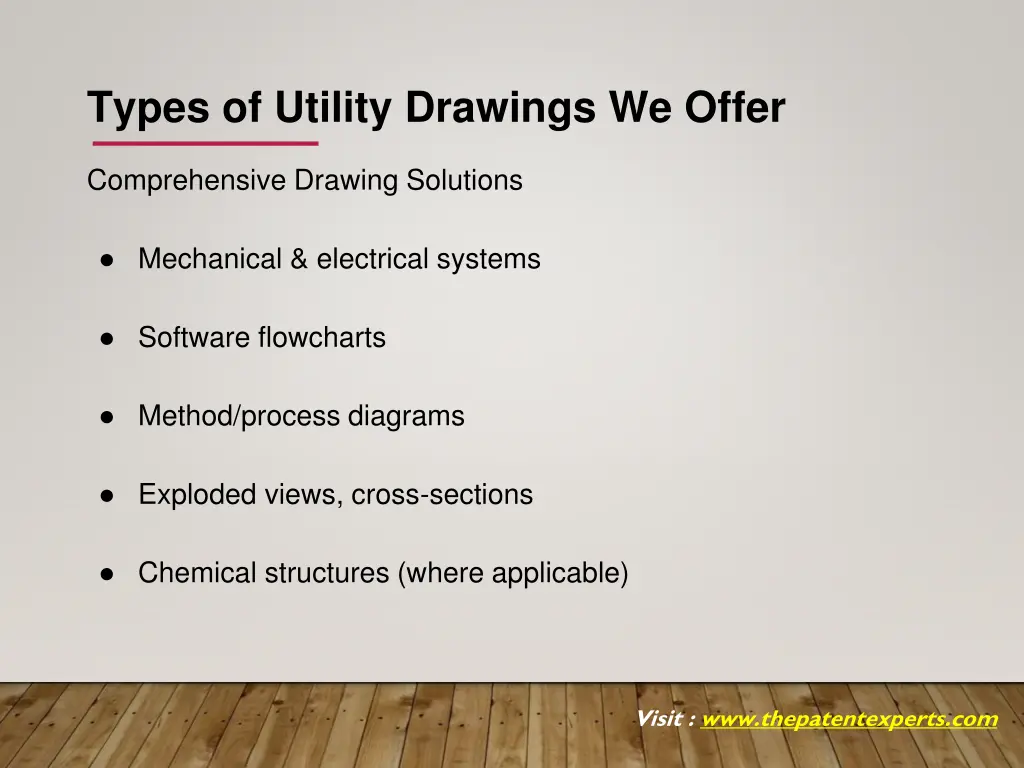 types of utility drawings we offer