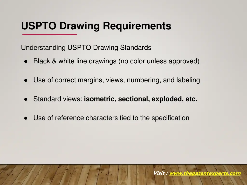 uspto drawing requirements