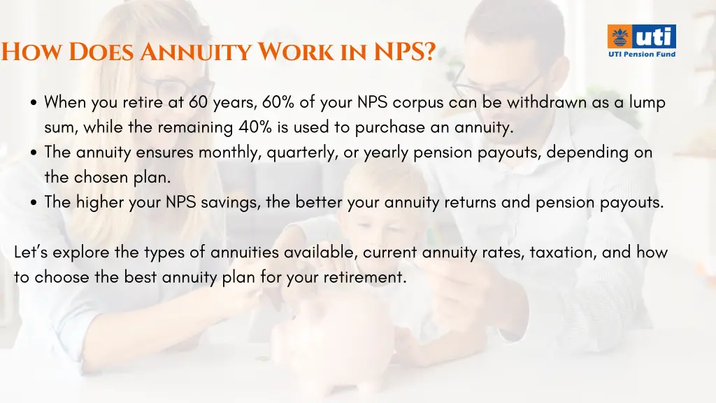 how does annuity work in nps