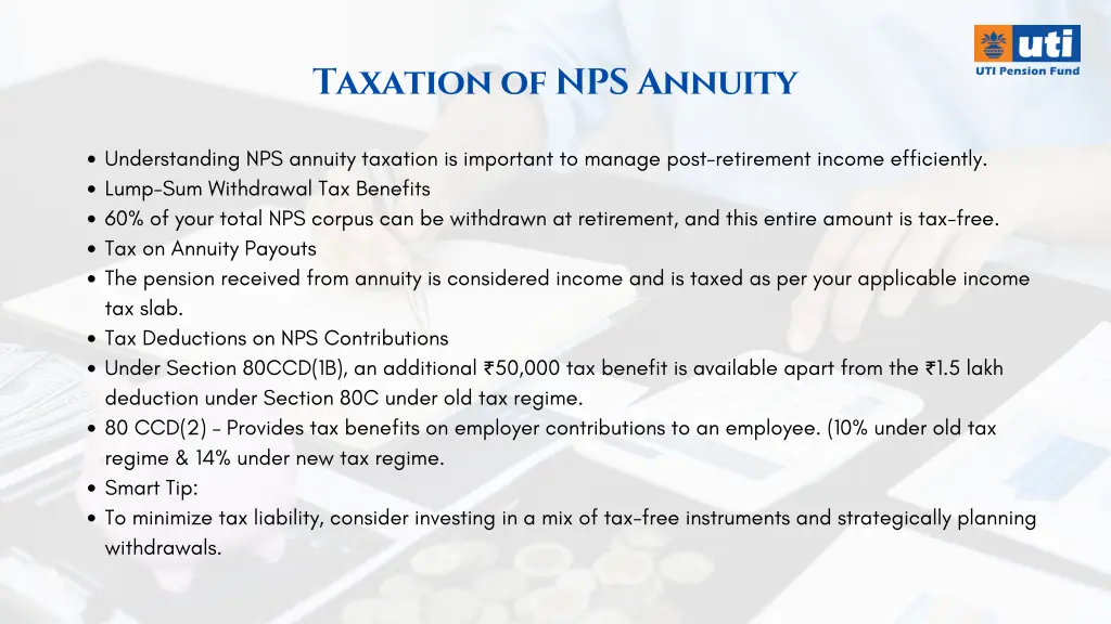 taxation of nps annuity