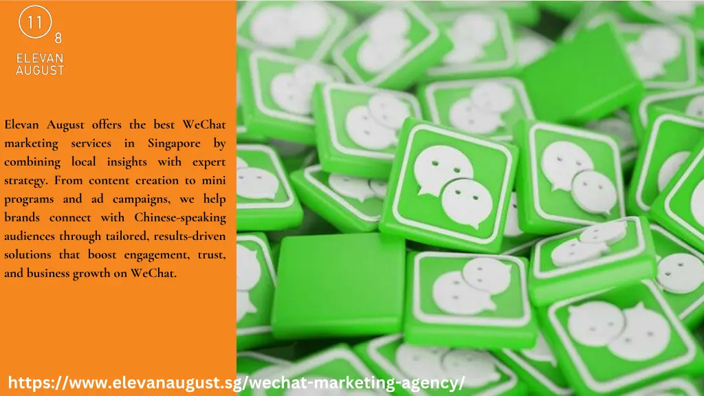 elevan august offers the best wechat marketing
