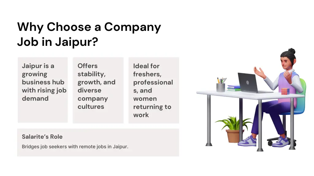 why choose a company job in jaipur