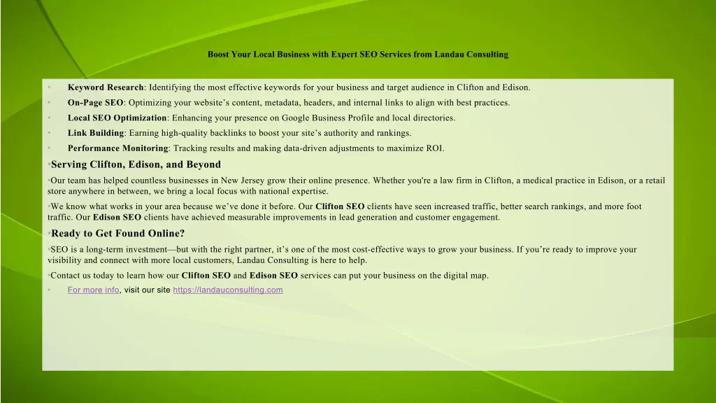 boost your local business with expert 1