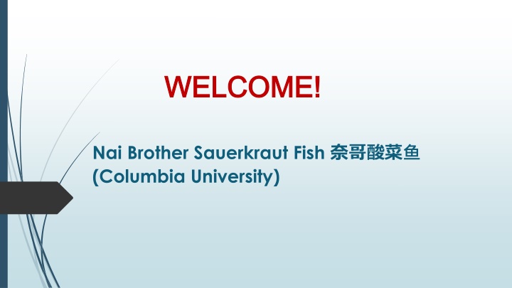 welcome welcome