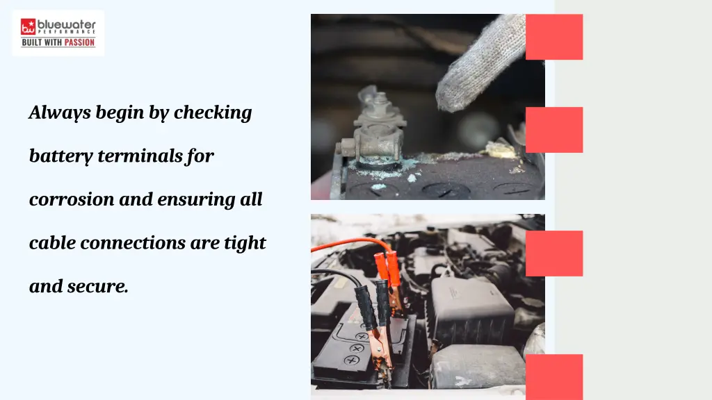always begin by checking