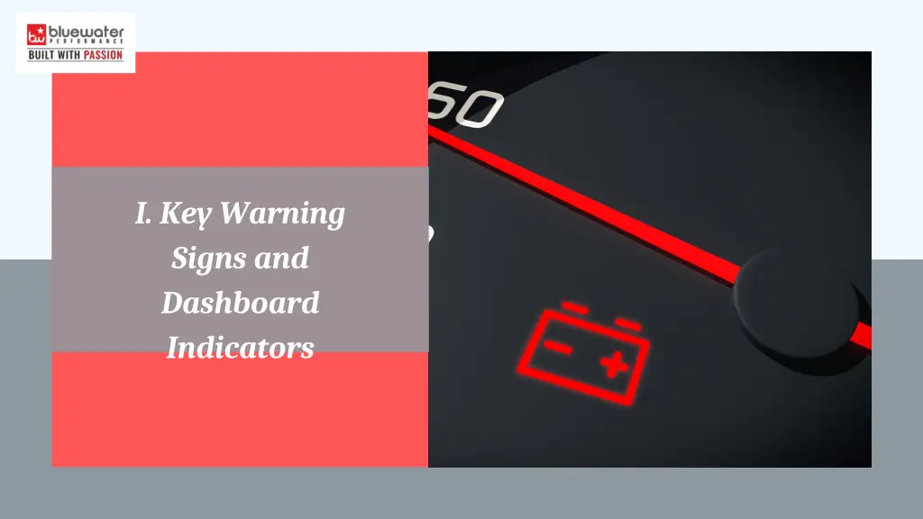 i key warning signs and dashboard indicators