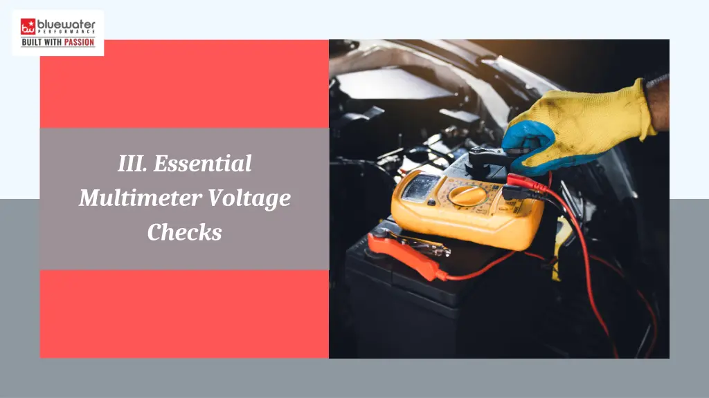 iii essential multimeter voltage checks