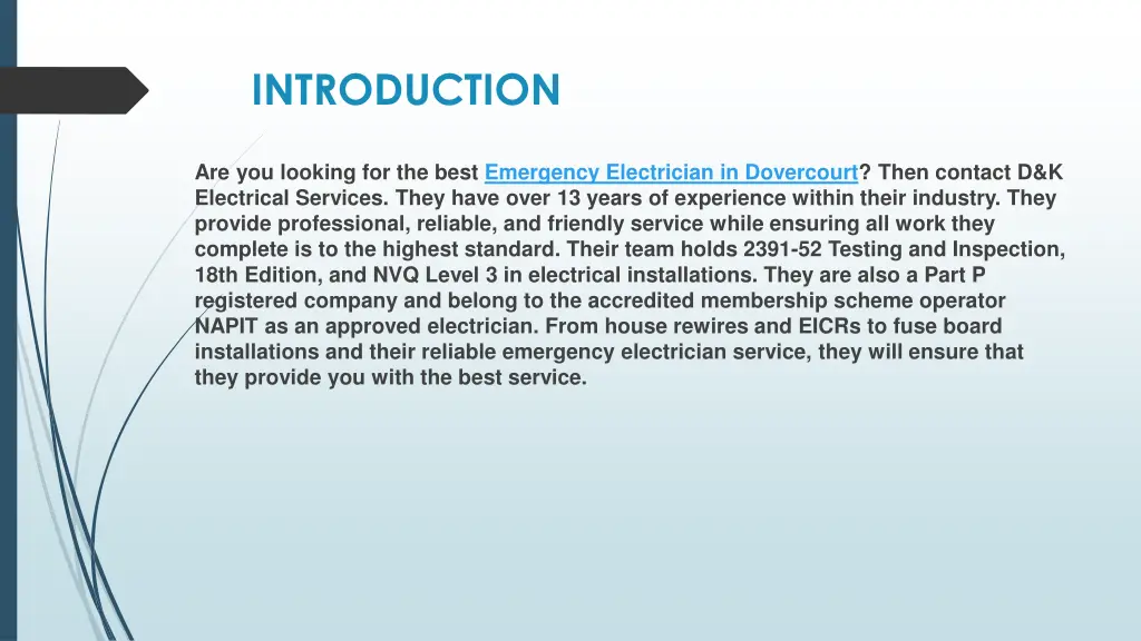 introduction