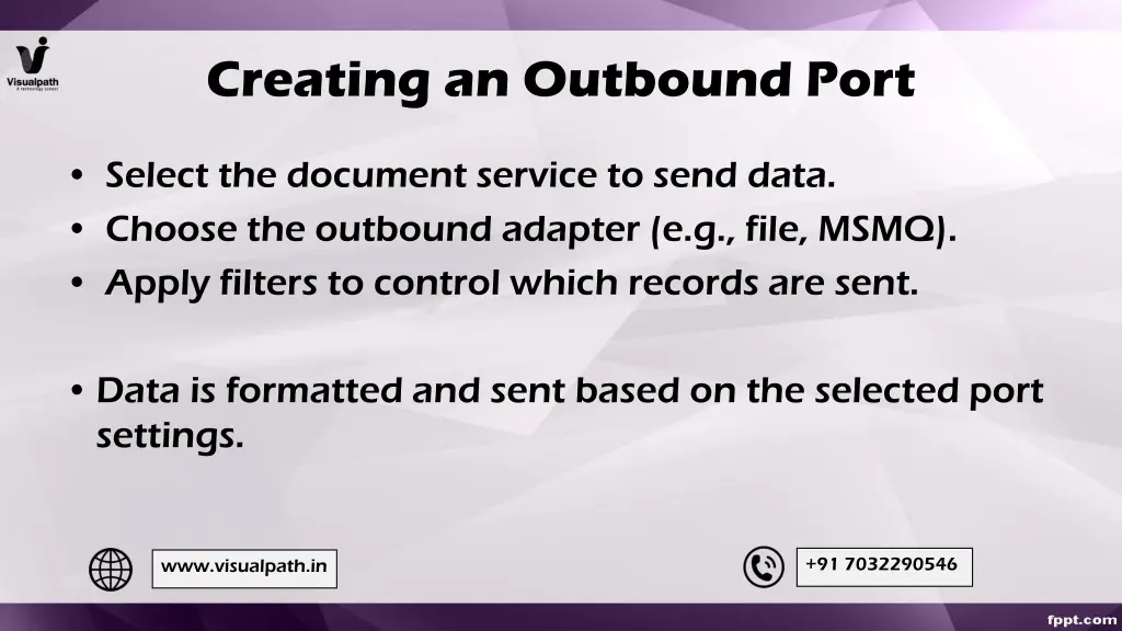 creating an outbound port