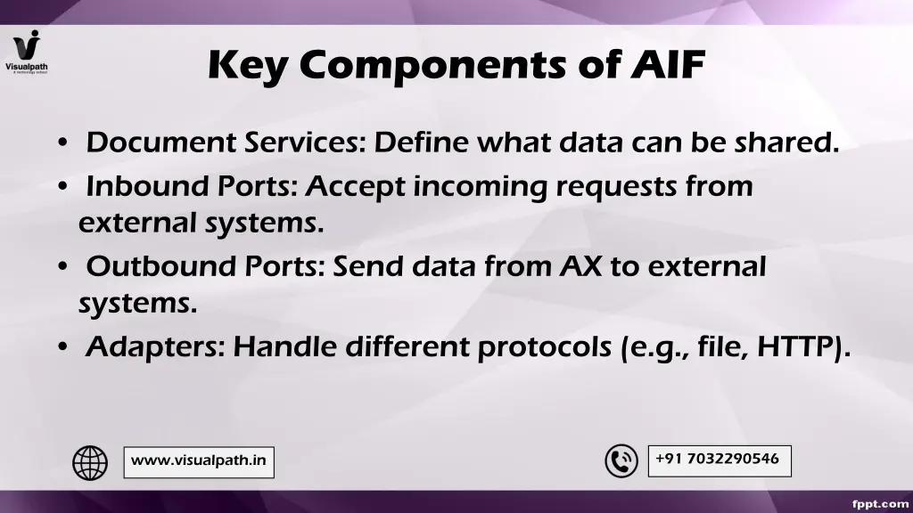 key components of aif