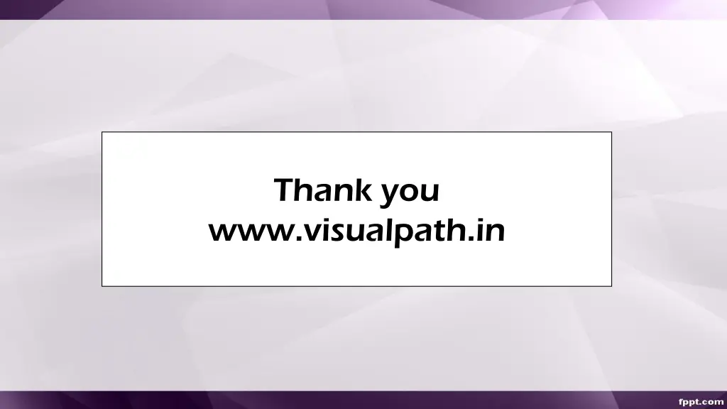 thank you www visualpath in