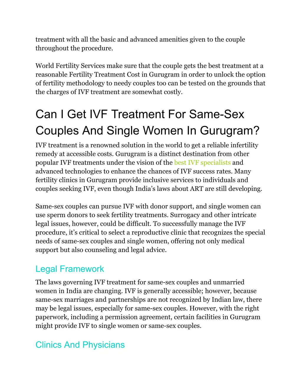 treatment with all the basic and advanced
