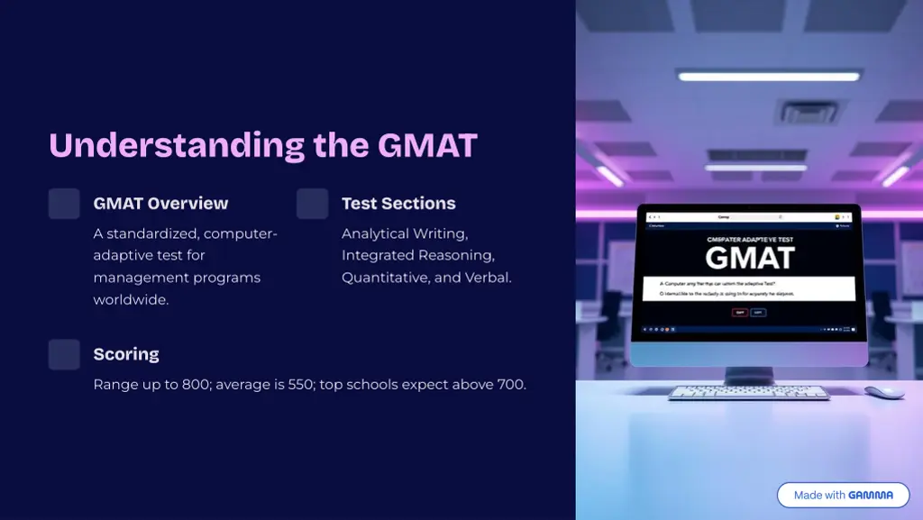 understanding the gmat