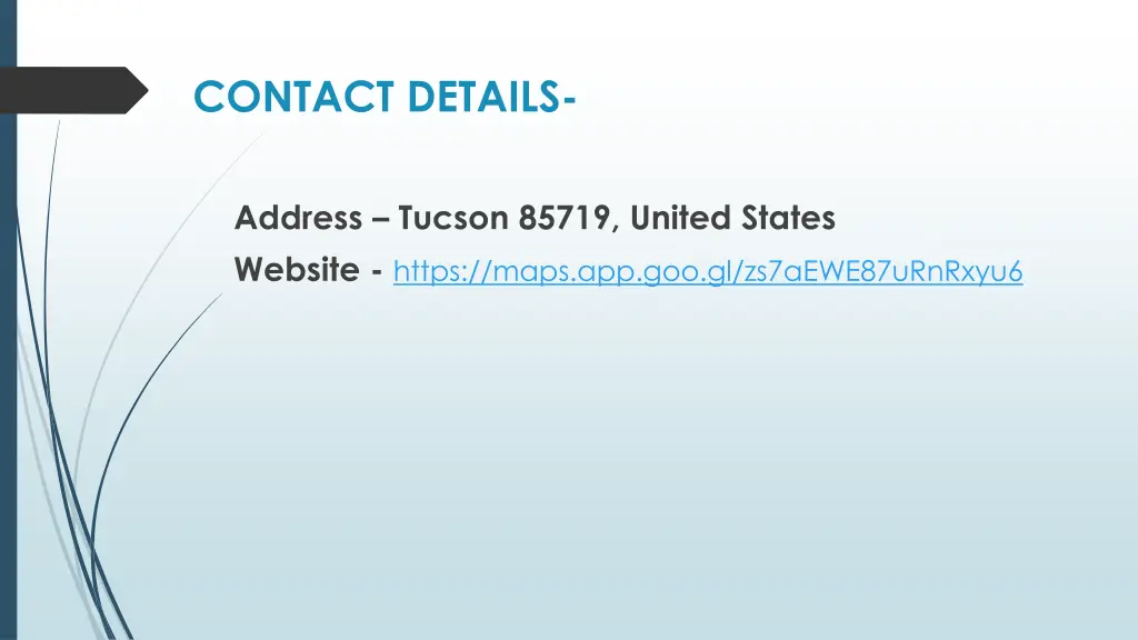 contact details