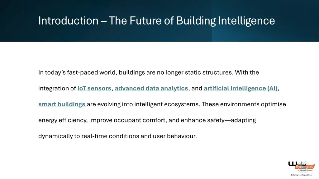 introduction the future of building intelligence