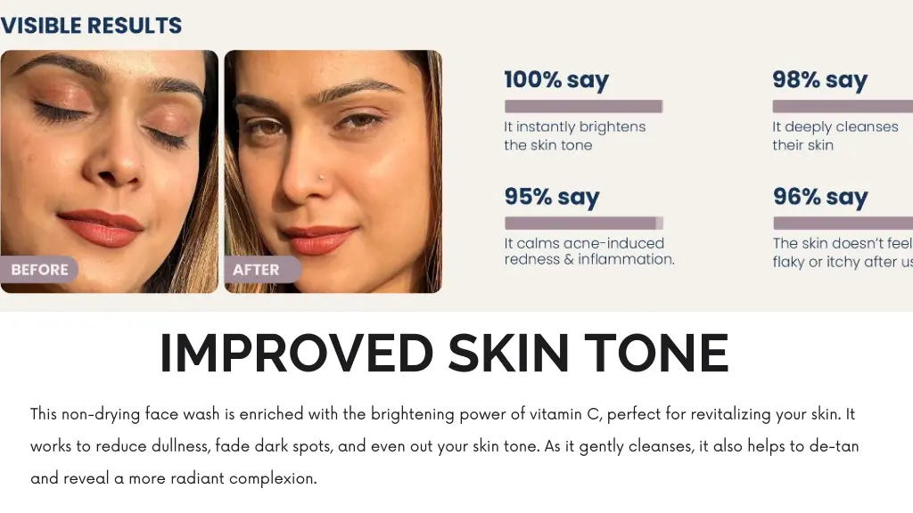 improved skin tone