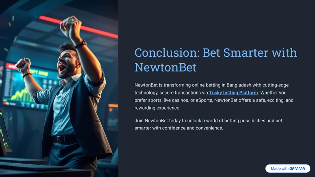 conclusion bet smarter with newtonbet
