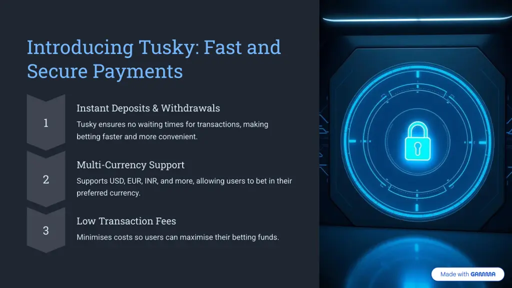 introducing tusky fast and secure payments