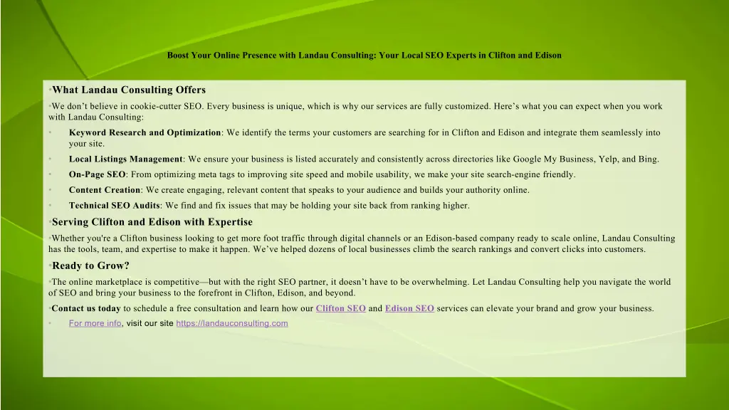 boost your online presence with landau consulting 1