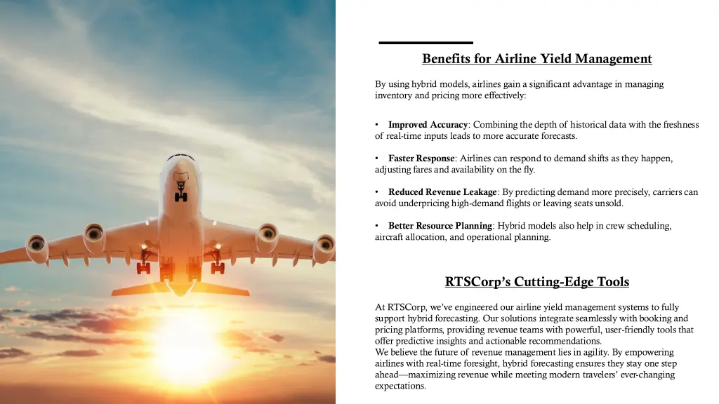 benefits for airline yield management