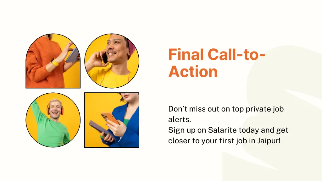 final call to action