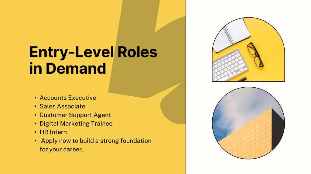 entry level roles in demand