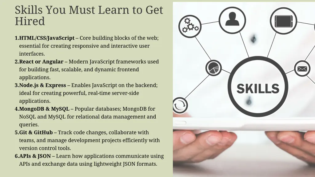 skills you must learn to get hired