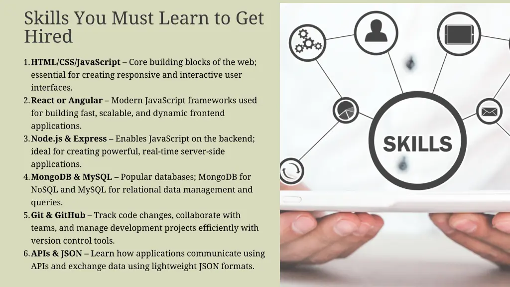 skills you must learn to get hired