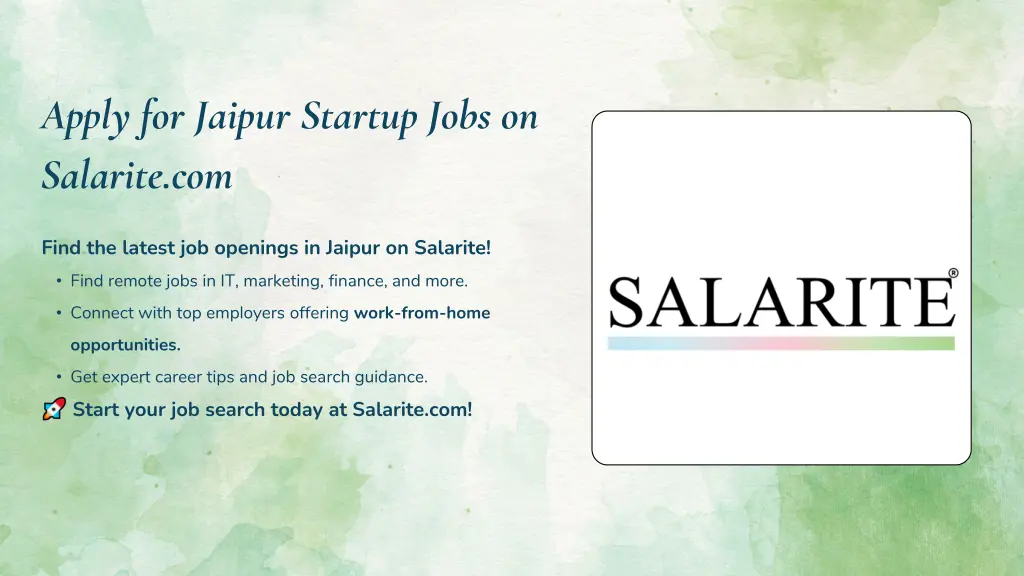 apply for jaipur startup jobs on salarite com