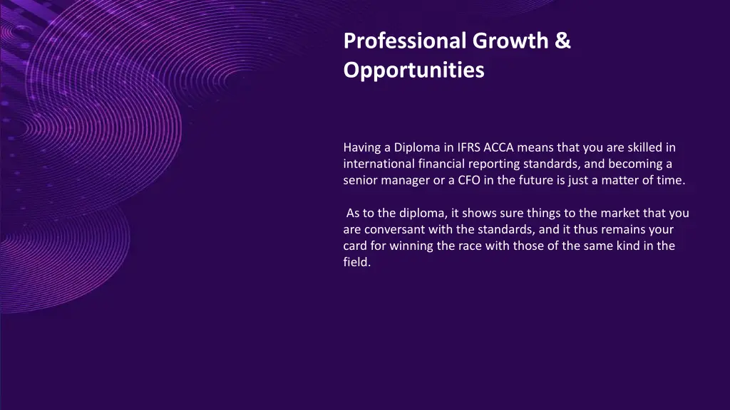 professional growth opportunities