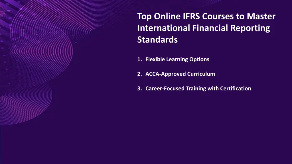 top online ifrs courses to master international