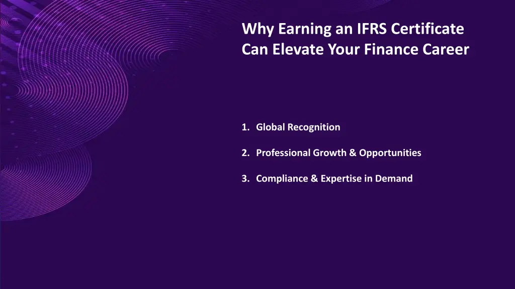 why earning an ifrs certificate can elevate your