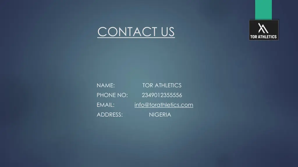 contact us