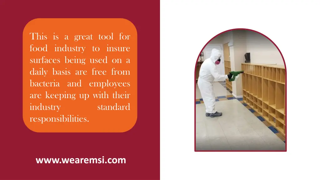 this is a great tool for food industry to insure