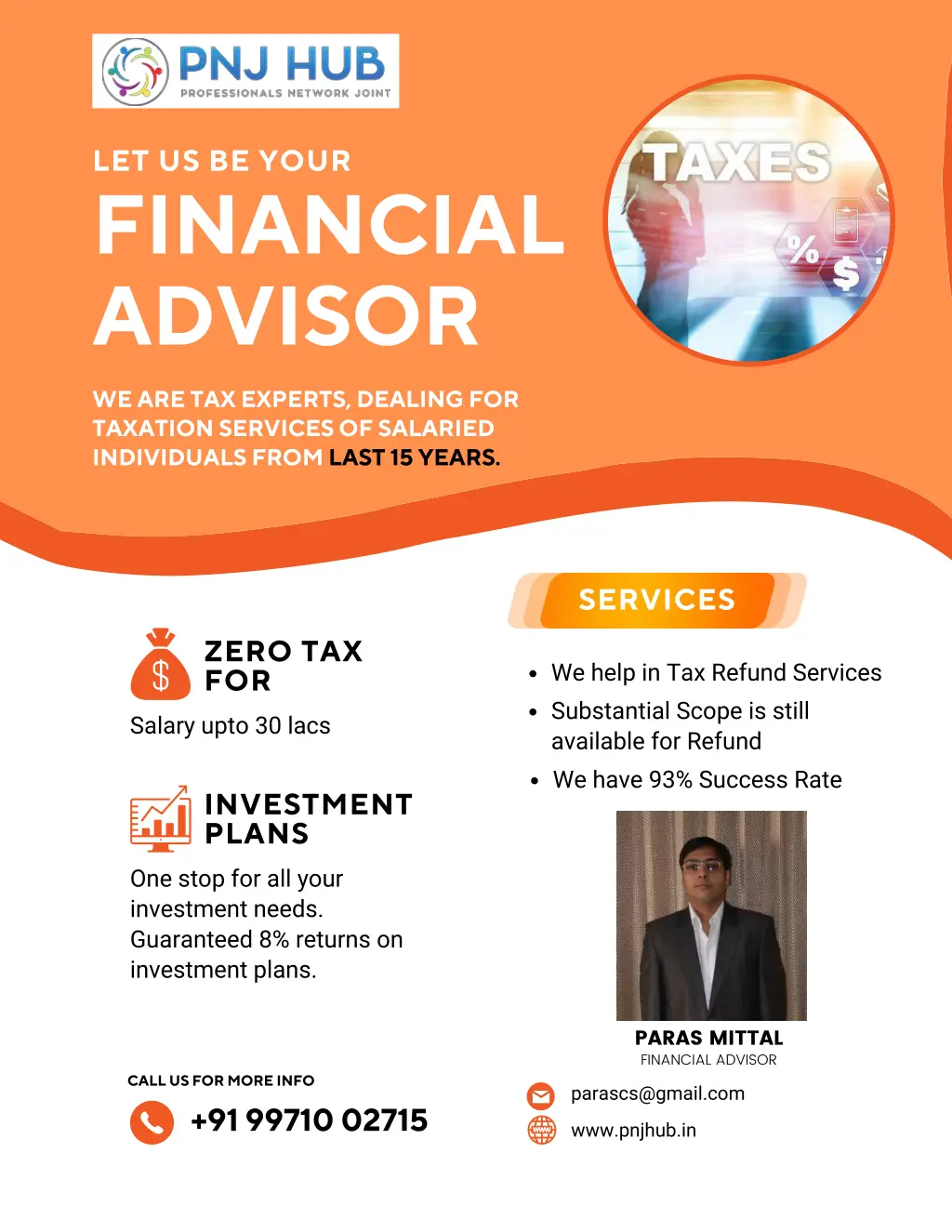 let us be your financial advisor
