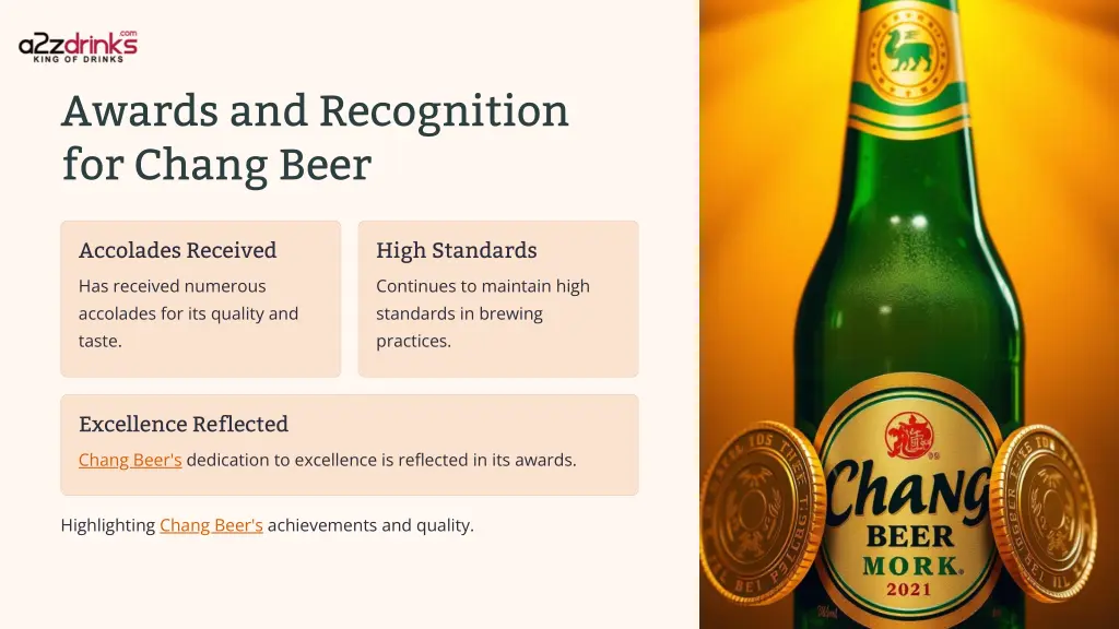 awards and recognition for chang beer