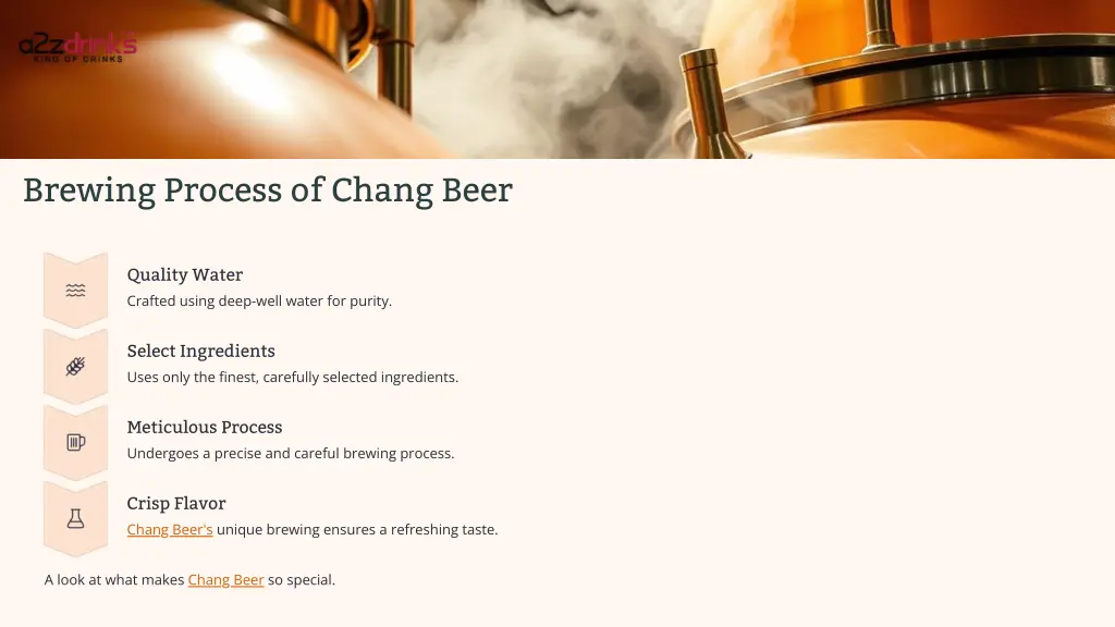 brewing process of chang beer