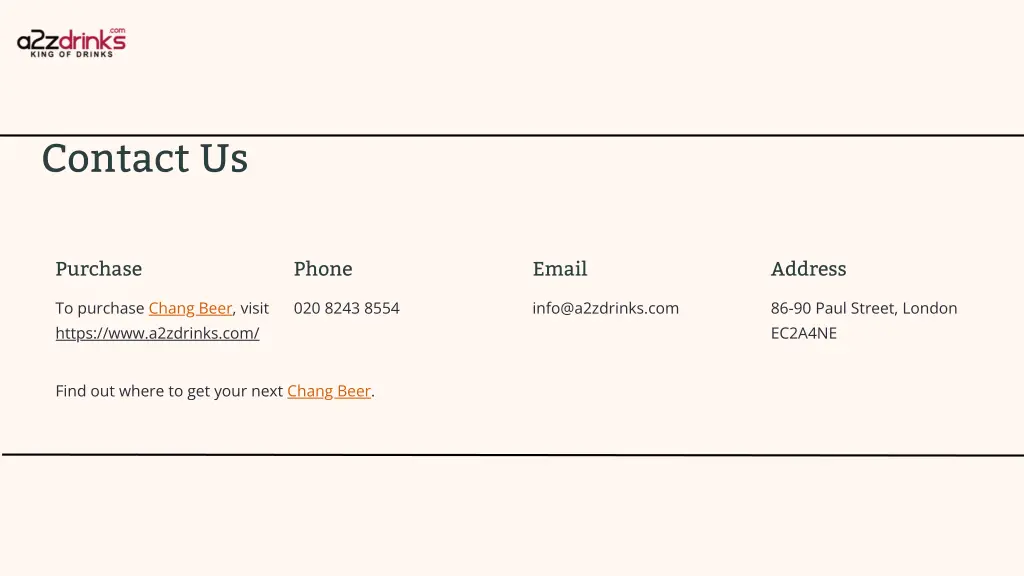 contact us